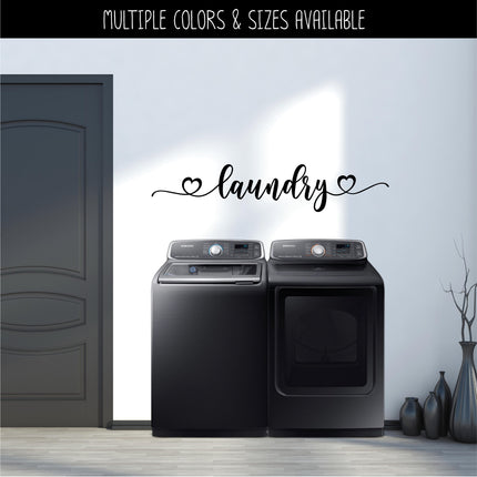 Laundry Hearts Vinyl Decal/Sticker