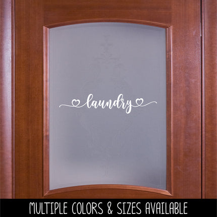 Laundry Hearts Vinyl Decal/Sticker
