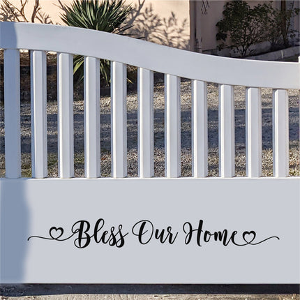 Bless Our Home Vinyl Decal/Sticker