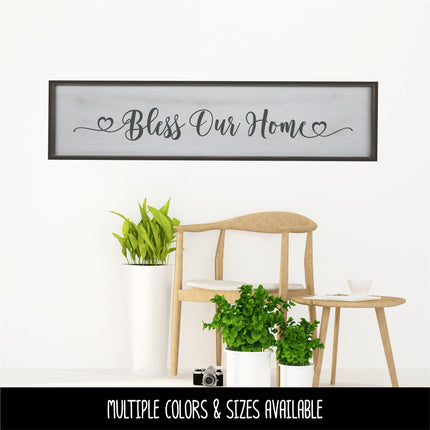 Bless Our Home Vinyl Decal/Sticker