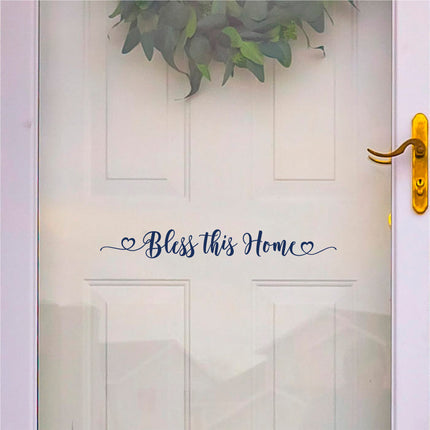 Bless This Home Vinyl Decal/Sticker