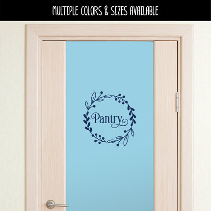 Ornamental Kitchen Pantry Vinyl Decal/Sticker