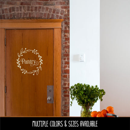 Ornamental Kitchen Pantry Vinyl Decal/Sticker