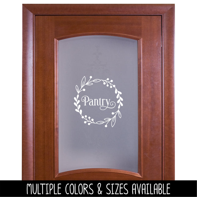 Ornamental Kitchen Pantry Vinyl Decal/Sticker