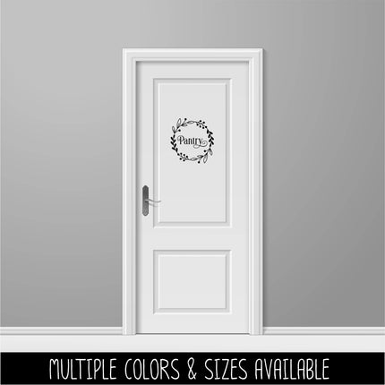 Ornamental Kitchen Pantry Vinyl Decal/Sticker