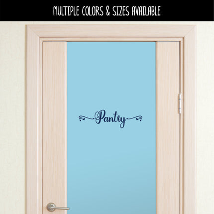 Hearts & Swirls Kitchen Pantry Vinyl Decal/Sticker