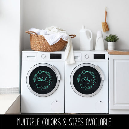 Tulip Wash Dry Wreath Vinyl Decal/Sticker Set