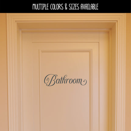 Vintage Bathroom Vinyl Decal/Sticker