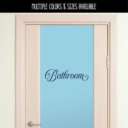 Vintage Bathroom Vinyl Decal/Sticker