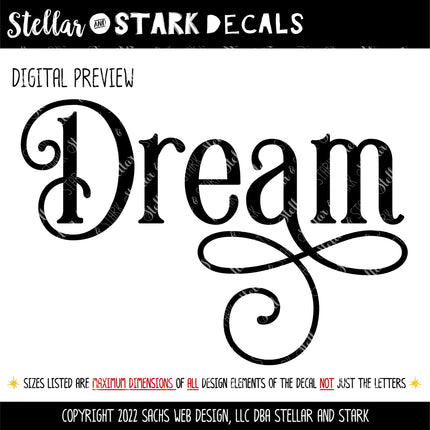 Ornamental Dream Vinyl Decal/Sticker