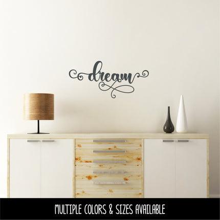 Ornate Scroll Dream Vinyl Decal/Sticker