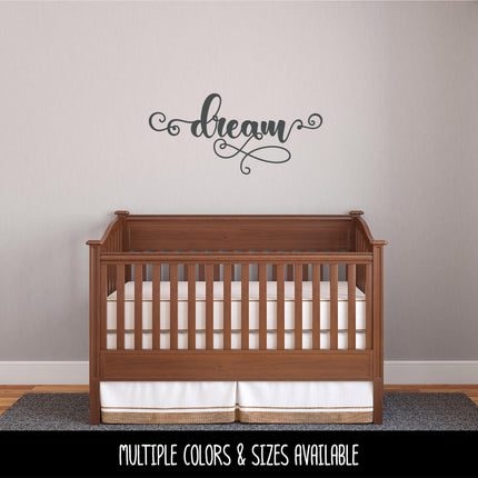 Ornate Scroll Dream Vinyl Decal/Sticker