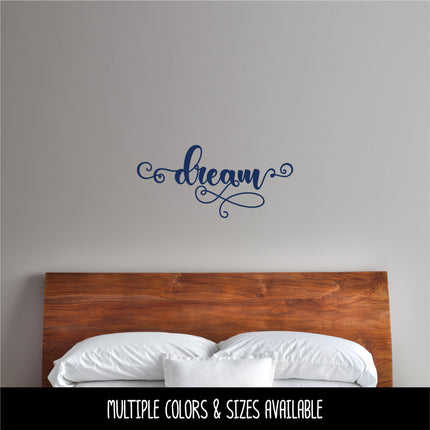Ornate Scroll Dream Vinyl Decal/Sticker