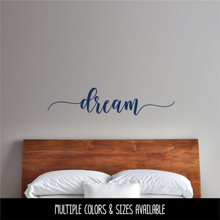 Cursive Dream with Tails Vinyl Decal/Sticker
