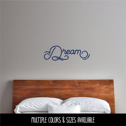 Dream with Dots & Dashes Vinyl Decal/Sticker