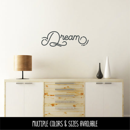 Dream with Dots & Dashes Vinyl Decal/Sticker