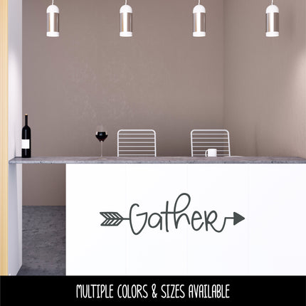 Gather Arrow Vinyl Decal/Sticker