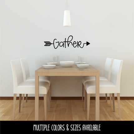 Gather Arrow Vinyl Decal/Sticker