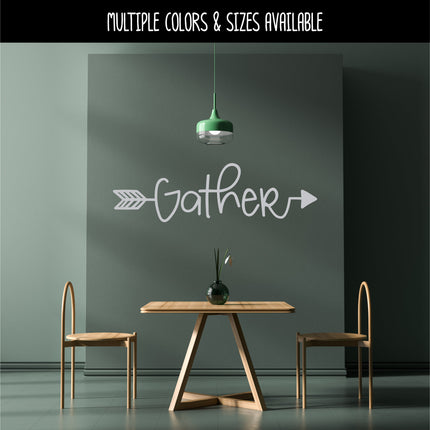 Gather Arrow Vinyl Decal/Sticker