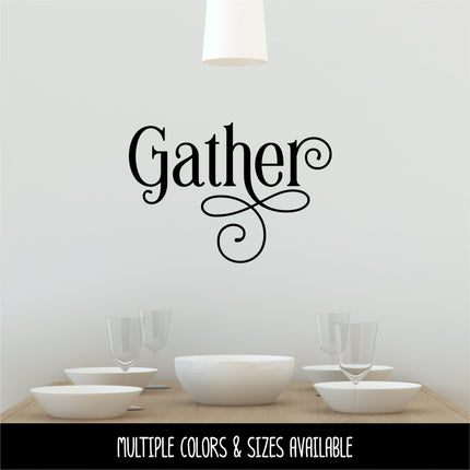 Ornamental Gather Vinyl Decal/Sticker