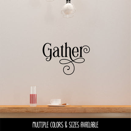 Ornamental Gather Vinyl Decal/Sticker