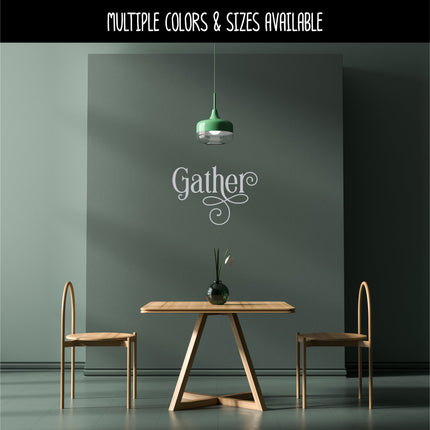 Ornamental Gather Vinyl Decal/Sticker