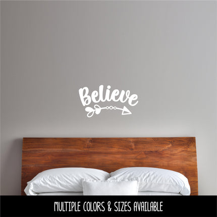 Cute Believe with Arrow Vinyl Decal/Sticker