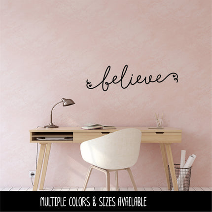 Believe with Hearts Decal/Sticker