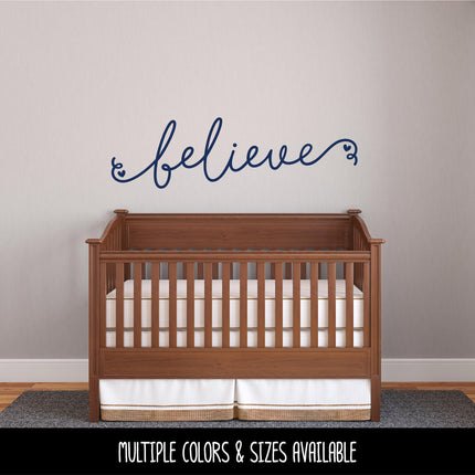 Believe with Hearts Decal/Sticker