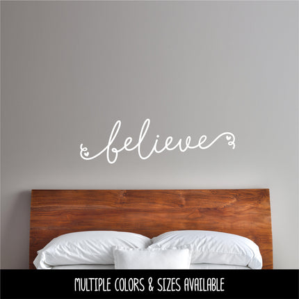 Believe with Hearts Decal/Sticker