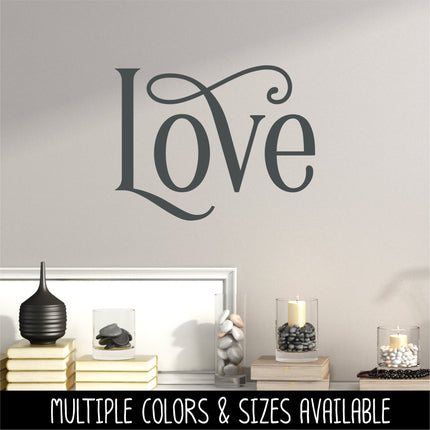 Ornamental Love Vinyl Decal/Sticker