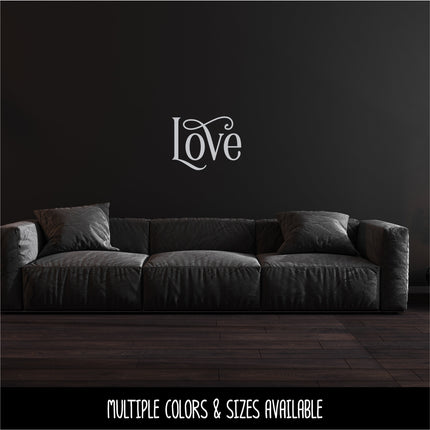 Ornamental Love Vinyl Decal/Sticker
