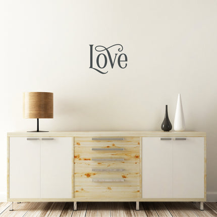 Ornamental Love Vinyl Decal/Sticker