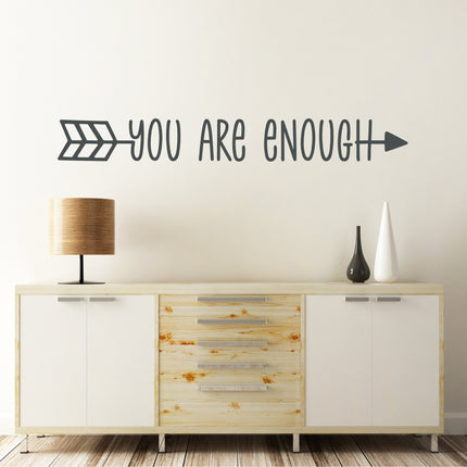 You Are Enough Arrow Vinyl Decal/Sticker