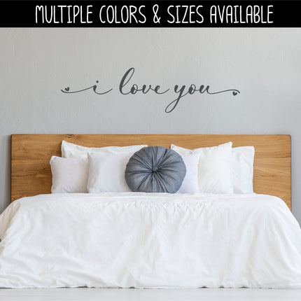 Cursive I Love You Vinyl Decal/Sticker