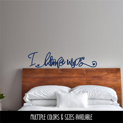 Chunky I Love You Vinyl Decal/Sticker