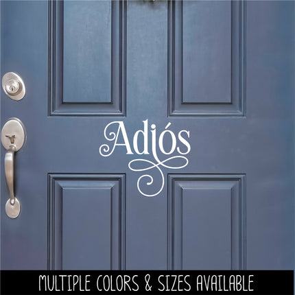 Ornamental Adios Vinyl Decal/Sticker