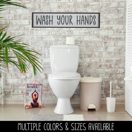 Cute Wash Your Hands Vinyl Decal/Sticker