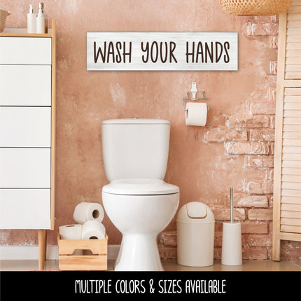 Cute Wash Your Hands Vinyl Decal/Sticker