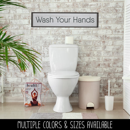Playful Wash Your Hands Vinyl Decal/Sticker