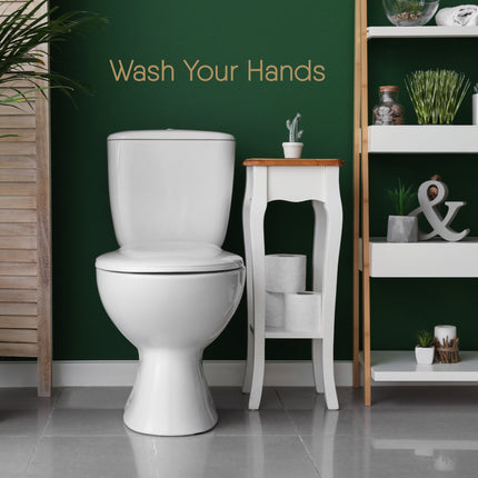 Playful Wash Your Hands Vinyl Decal/Sticker