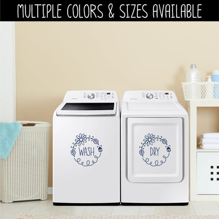 Daisy and Lady Bug Wash Dry Vinyl Decal/Sticker Set
