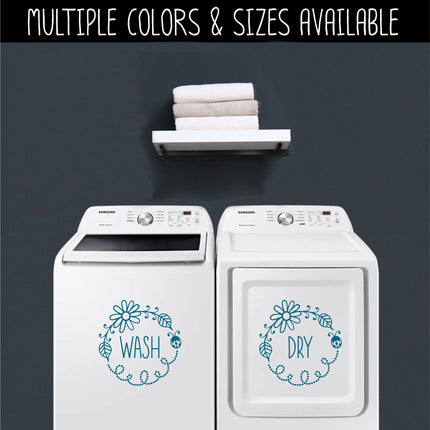Daisy and Lady Bug Wash Dry Vinyl Decal/Sticker Set