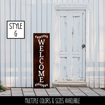 Custom Decoration Vertical Welcome Vinyl Decal/Sticker