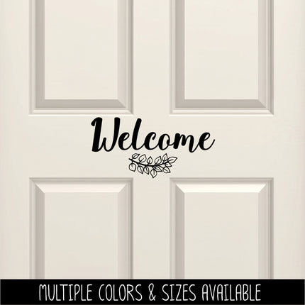 Welcome with Branch Vinyl Decal/Sticker