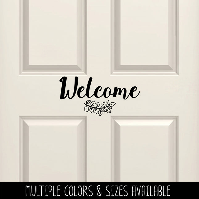 Welcome with Branch Vinyl Decal/Sticker