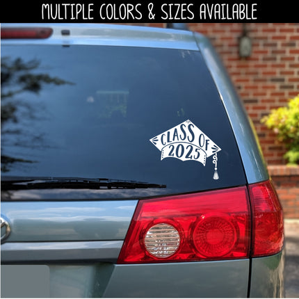 2025 Graduation Cap Vinyl Decal/Sticker