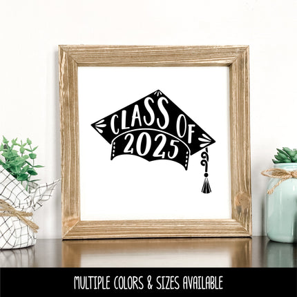 2025 Graduation Cap Vinyl Decal/Sticker
