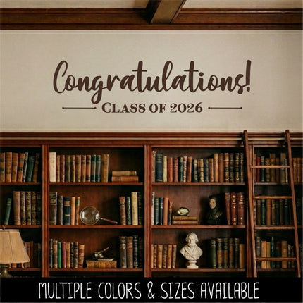 Congratulations Class of 2026 Decal/Sticker