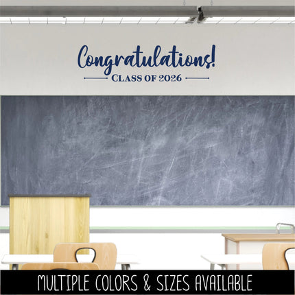 Congratulations Class of 2026 Decal/Sticker